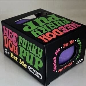 *Purple* NeeDoh by Schylling Funky Pup Purple Squeeze Ball Sensory Toy